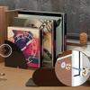 Полка для виниловых пластинок Креативной формы, Стойка-держатель для CD-дисков для демонстрации альбомов Гостиная Спальня Домашний декор Мид-сенчури модерн