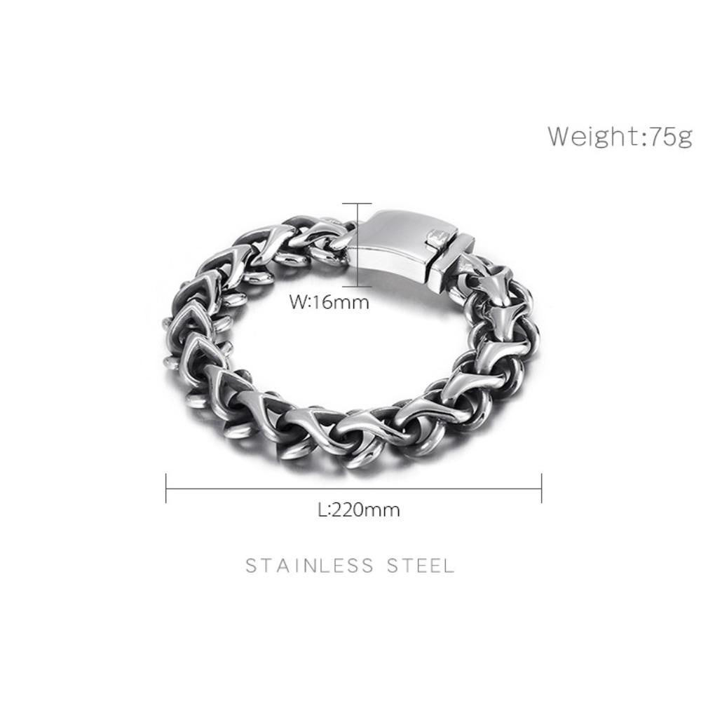 Domineering Men'S Stainless Steel Jewelry Exaggerated Personality Creative Titanium Steel Men'S Bracelet Hand Jewelry