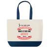 Tote bag - PLANETEE - Artiste Superwoman - fond bleu - Coton 40x45 cm - Sans fermeture