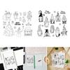 Christmas Series Silicone Clear Stamps for Card Making Scrapbooking Embossing DIY Craft Album Decoration Rubber Seals