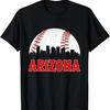 Винтажная футболка Arizona Baseball для мужчин и женщин, игроков и болельщиков