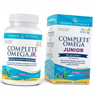 Омега для подростков, Complete Omega Junior, 90гелкапс Лимон (67352009)
