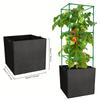 3PCS Non-woven Growing Bags Vegetable Flower Potato Pouch Root Container Garden Square Pots Planters Supplies