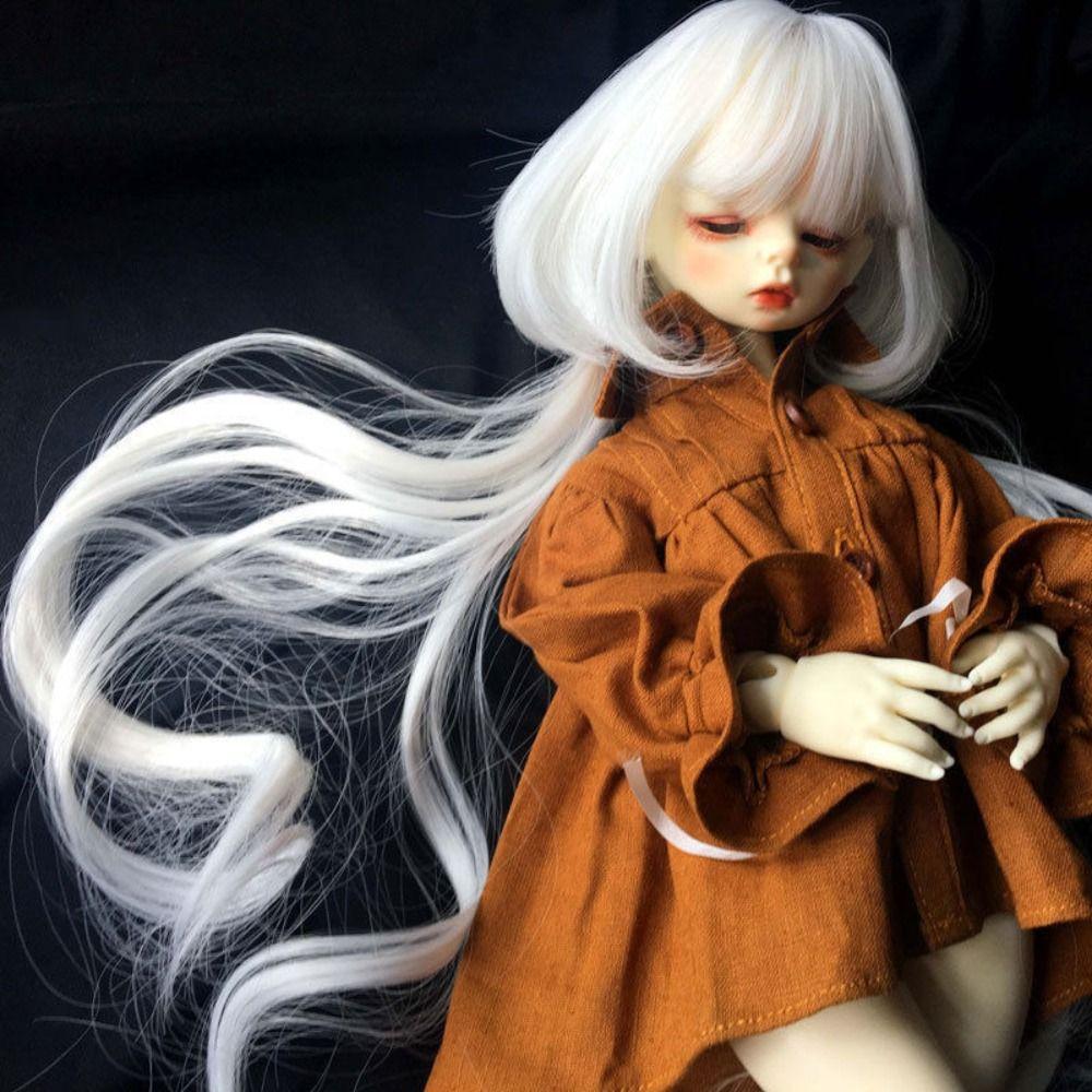 1/6 парик для кукольных волос Bjd куклы волосы короткие парик бобо милые длинные прямые волнистые волосы для девочек