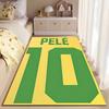 Pelé Brazil Jersey Design suitable as a non-slip mat for the living room or bedroom sofa
