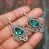 Ювелирные изделия ручной работы с турмалином индиколит, серьги из стерлингового серебра 925 пробы