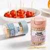 Bamboo Toothpicks Box - Disposable Fruit Skewers for Home, Hotel, Restaurant - Portable Fine Holder Included