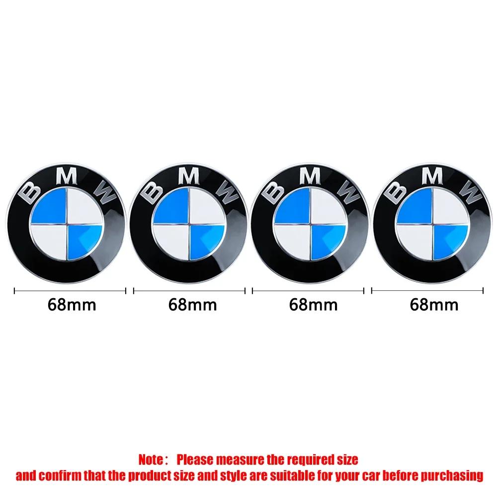 ztkah6 4Pcs 56/68mm Car Wheel Center Hub Caps Wheel Cover For BMW M M3 M5 E46 E60 E90 E34 E39 E53 E87 M3 M5 E91 E30 X1 X3 X5 X6 F25 i3