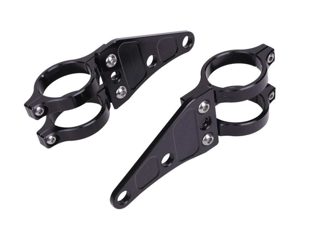 CustomDivine Кронштейн фары из алюминиевого сплава, обработанный на станке с ЧПУ, 41 мм 41 мм CB400SF VTR250 ZJ06A XJR400 GSX400 ZRX400 ZRX S ZJ06A H ZJ06A Универсальный аналог