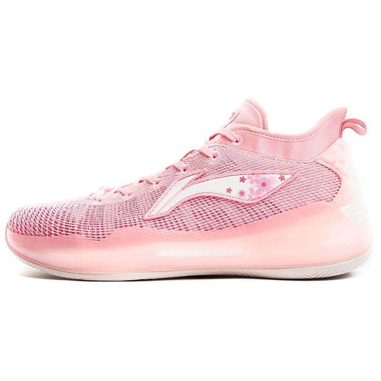Li Ning Yu Shuai 13 Low Basketball Shoes Men Sneakers Cherry-Blossom-Pink ABAQ013-11