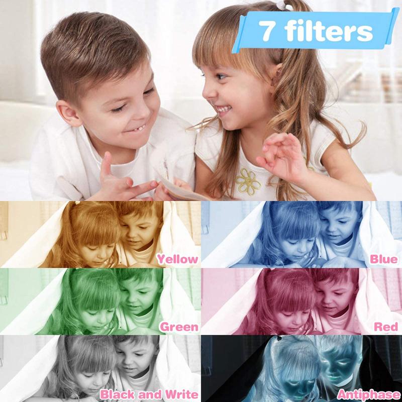 Kids Selfie Camera Camcorder 2.0 Inch IPS Screen with 32GB Card HD Digital Video Camera for Kids Birthday Gift