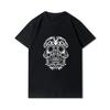 Хлопковая летняя мужская футболка размера плюс с 30 узорами в стиле Харадзюку, футболки с принтом черепа, футболка с круглым вырезом, повседневные топы