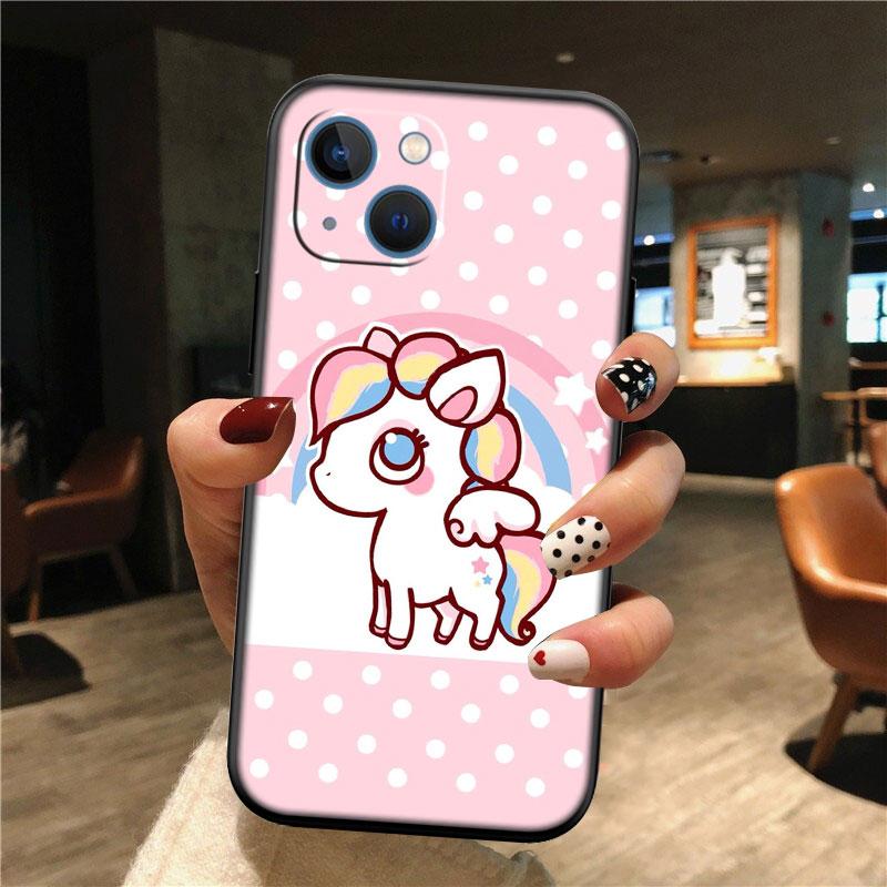 IK21 Cartoon Unicorn New High-End Shell Phone Case for Redmi Note 13 14 Pro+ Plus A3 A3X 13X 13C 13R 14S 14C 14R