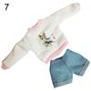 Toys Top Accessories 1/6 Dolls Clothes Handmade Hoodies Doll Sweatshirt Outfits Doll Shorts Skirt