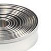 12Pcs 1.2 Inch Height Circle Pastry Cutters 1.02-4.45in Biscuit Molds  Soft Objects