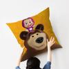 MMasha And BBears Personalized picture text home decorative pillows Household Gifts 45x45cm
