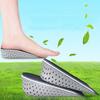 1Pair Unisex 2.3-4.3cm Memory Foam Height Increase Half Shoe Insoles Inserts