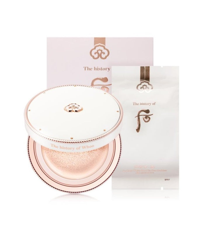 The history of whoo Gongjinhyang Seol Radiant White Tone Up Sun Cushion SPF50+/PA++++ 13g X 2ea