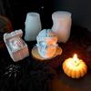 HX6F Silicone Halloween Theme Mold for DIY Enthusiasts Aromatherapys Mould