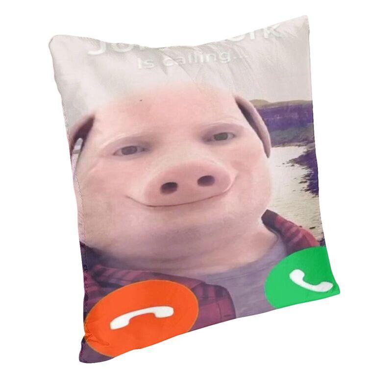 Чехол на подушку John Pork Is Calling, двусторонний, 3D-печать, наволочка для декора подушки-думки, для автомобиля, наволочка на заказ