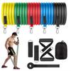11Pcs/Set Portable Resistance Band Set Durable Elastic Training Band  Fitness Training