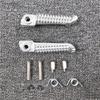 Pair Front Footrest Footpeg Pegs For Yamaha YZF R1 98-14/ R6 99-12 / R6S 03-08