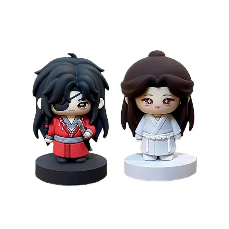 Anime Heaven Official's Blessing Action Figure Hua Cheng Xie Lian Pvc Solt Plastic Hualian 3D Ornaments