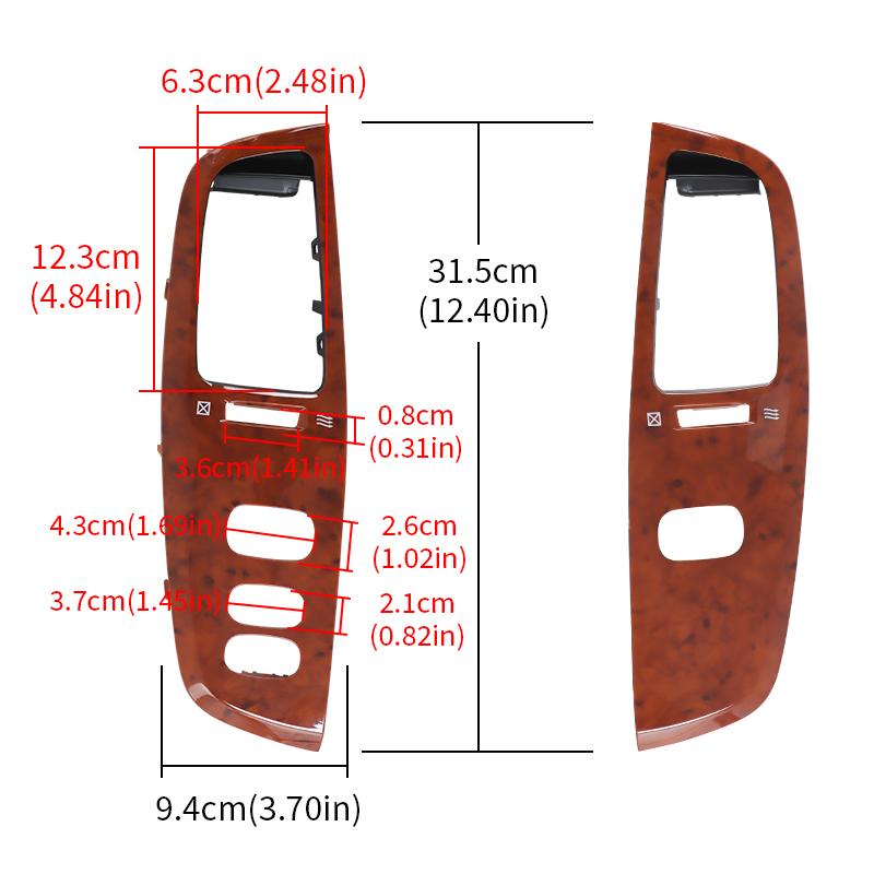 Декоративная панель вентиляционного отверстия кондиционера для Toyota Land Cruiser 100 LC100 FJ100 Ujz100 2003 2004 2005 2006 2007 LHD RHD