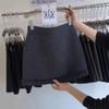 Ретро Корейская Деревянная Кружевная Шерстяная Юбка А-силуэта с Высокой Талией для Женщин - Коллекция Весна 2026