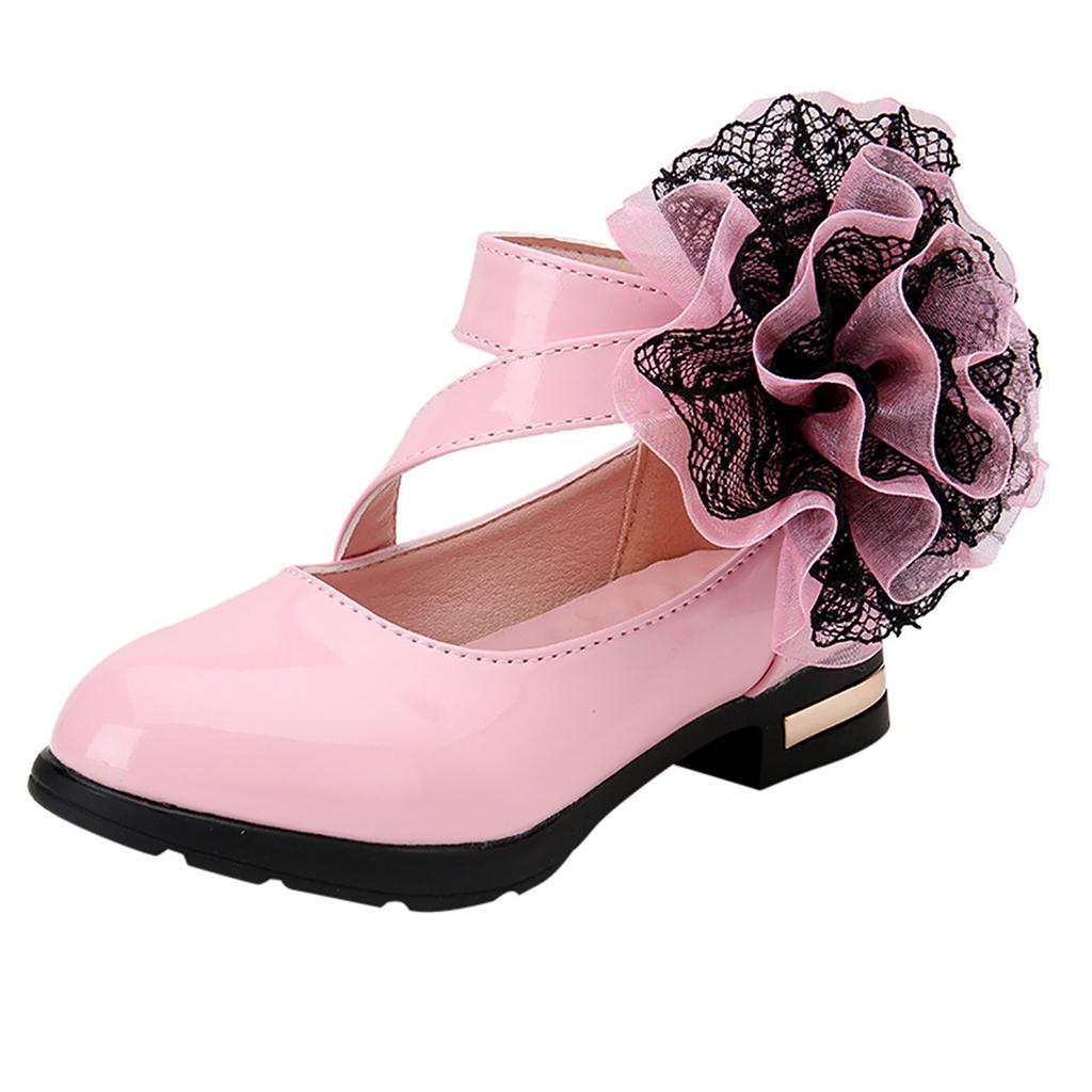 Children's Shoes Girls' Leather Shoes Spring And Autumn Princess Shoes Soft Sole Student Performance Shoes