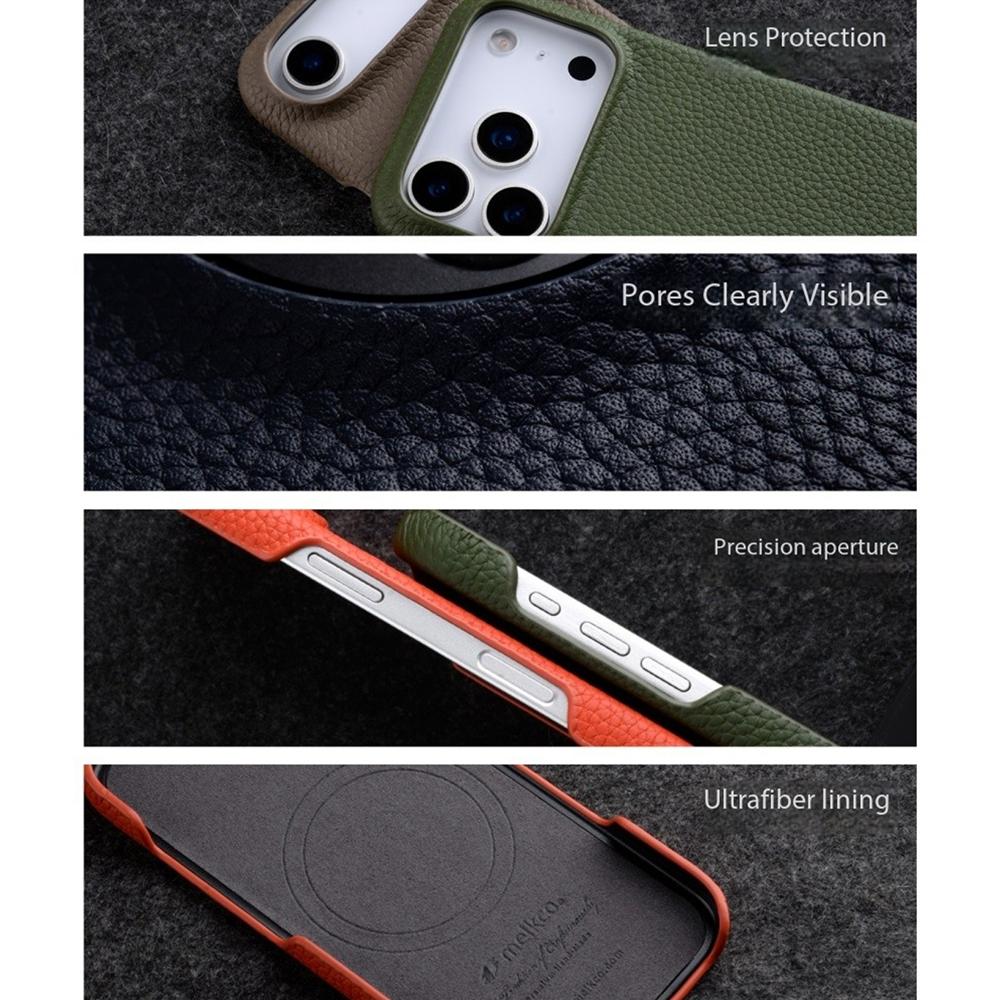 100% Натуральная Коровья Кожа Магнитный Чехол для IPhone 18 17 Pro Max Air 18Pro с MagSafe Роскошный Кожаный Чехол Задняя Крышка Телефона