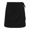 Women's Black Wrap Skirt