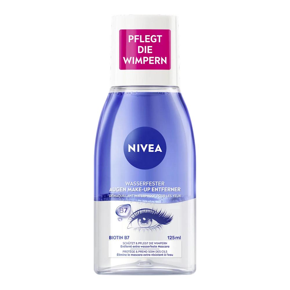 Немецкое средство Nivea для снятия макияжа с глаз в 2 этапа, 125 мл