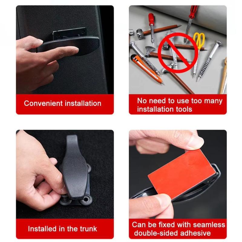 2PCS Car Umbrella Holder Car Hook Seat Back Hook Multi-Purpose Trunk Umbrella Holder Car Umbrella Storage Fixing Bracket