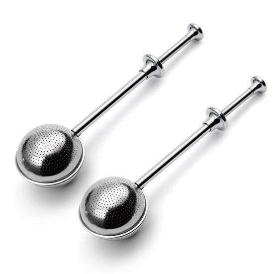 2 шт. заварочный чайник из нержавеющей стали с удлиненной ручкой, усиливающий ароматический чайный фильтр для аксессуаров для дома