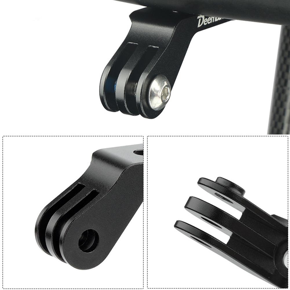 Bicycle Integrated Handlebar Headlight Bracket Road Bike Light Holder Aluminum Alloy Extension Stand for Sports Camera