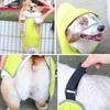 Traction Pet Dog Raincoat Belly Wrapped Teddy Corgi Dog Poncho Cape Reflective Clothing