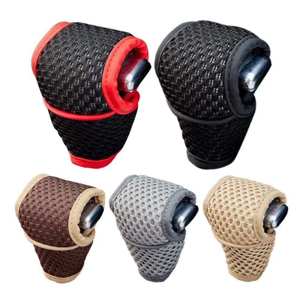 Universal Car Shift Knob Cover Non Slip Grip Handle Protective Covers Solid Color Car Handbrake Cove Car Interior Accessories