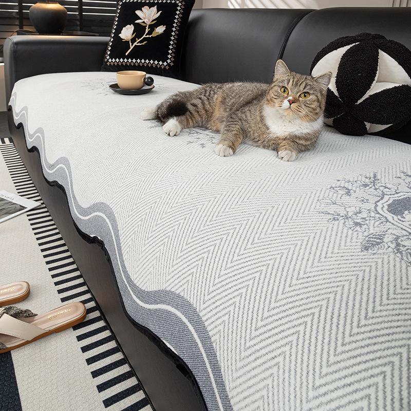 Chenier Sofa Cover, Universal In All Seasons, Non-Slip Sofa Seat Cushion, Simple And Modern 3-Meter-Long Straight Sofa Cushion