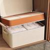 Storage Box Double-Layer Design Large Capacity Versatile Wardrobe Storage Container Closet Organizer