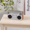 1: 12 Dollhouse Home Accessories Pocket Simulation Mini Retro Radio