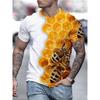 Men's T-Shirts 3d Print Cute Bee Pattern Tops Tees New In Summer Women Kids Streetwear Fashion Oversized T Shirt Men Clothing