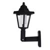 Solar Power LED Light Way Wall Mount Garden Fence Lamp Outdoor
