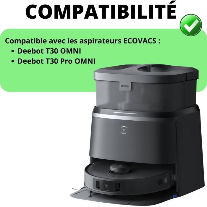 Accessory Pack for Ecovacs Deebot T30 Omni/T30 Pro Omni - Filter/Bag/Mop/Side Brush/Phonillico® Extractor Roller