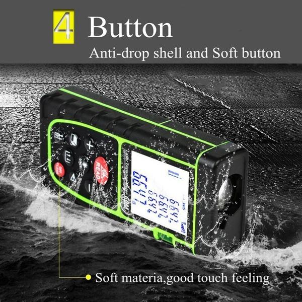 Portable Infrared Laser Measuring Instrument Electronic Measuring Tape Compact Laser Distance Measure Accurate Measurement Tool