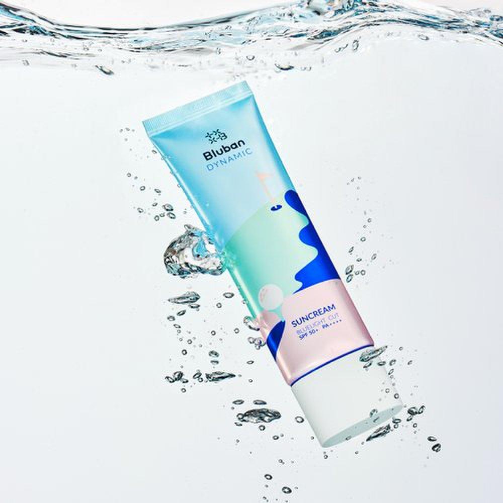 BLUBAN Динамический солнцезащитный крем 50 мл, SPF50+ PA++++ / Блокировка УФ-излучения и синего света!