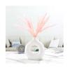 Ceramic Donut Vase, Flower Vase Pampas Grass Vase, Vase Home Decor Centrepiece Decor for Home, Office, or Gifts-Vase Only - (White, 6 Inch)