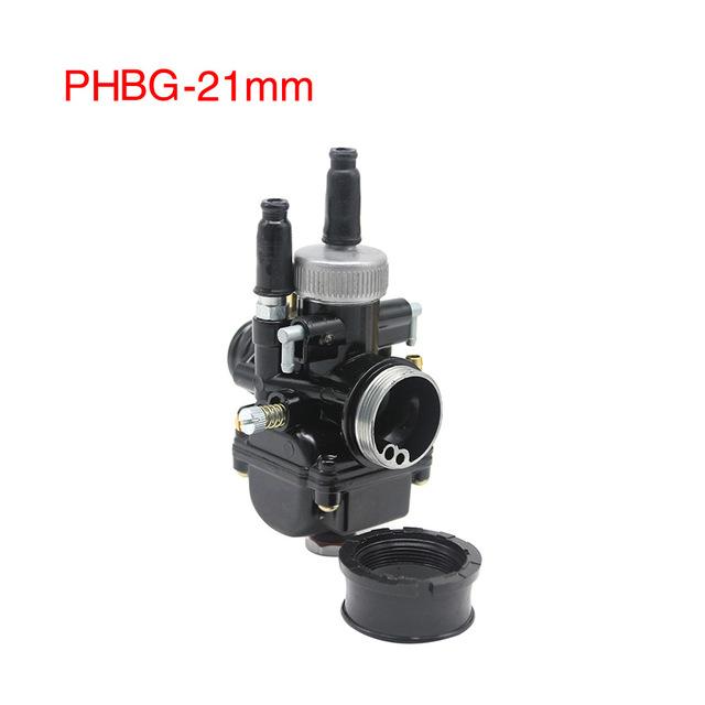 ZSDTRP 17мм 19мм 21мм Dellorto PHBG DS AD Черный Гоночный Карбюратор Карб DIO JOG 50cc 90cc BWS100 для Puch Yamaha Zuma Мотоцикла