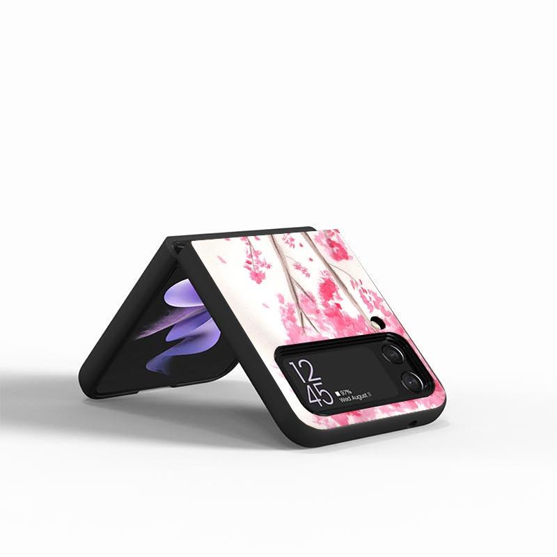 Чехол для телефона Samsung Z Flip 7 с изображением вишневого дерева для Samsung Z Flip 6 5 4 3 5G Galaxy ZFlip7 ZFlip4 ZFlip5 ZFlip6 ZFlip3 Чехол для телефона 4 Z