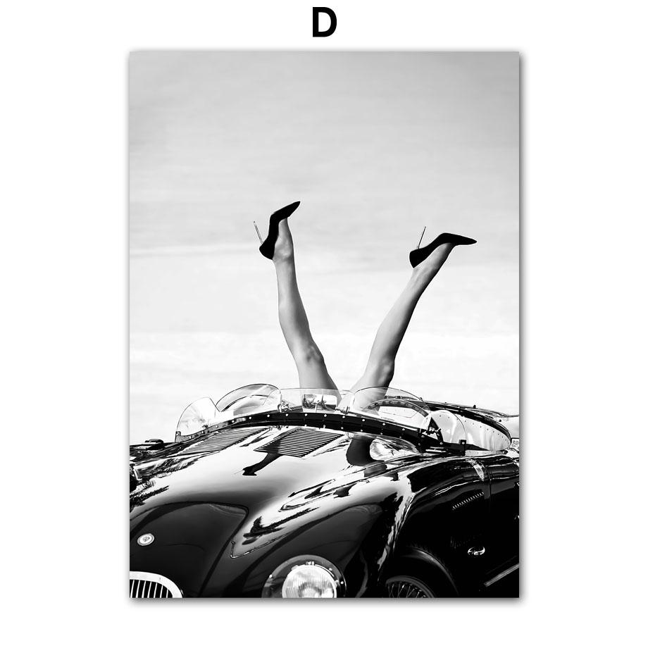 Нью-Йоркский мост, перо, цветок, модная девушка, настенное искусство, холст, живопись, постеры и принты, черно-белые настенные панно для гостиной